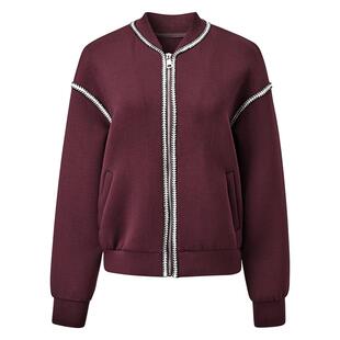 颜域短款气质夹克外套女2026新款早春流行通勤简约百搭女士棒球服