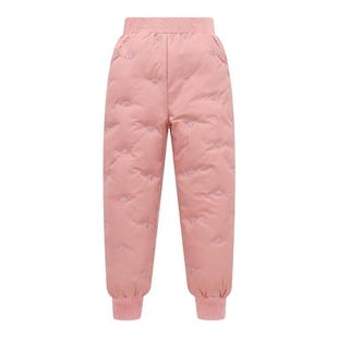 罗蒙儿童羽绒裤内胆男女童校服神器2025新款冬季加厚保暖裤子内穿