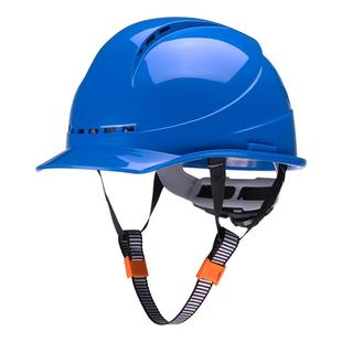 安全帽工地国标加长帽带透气地震头盔建筑工程领导施工头帽男印字