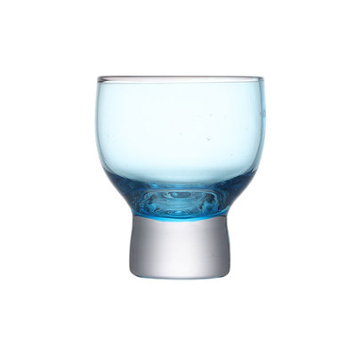 中古日式清酒杯水晶玻璃台杯