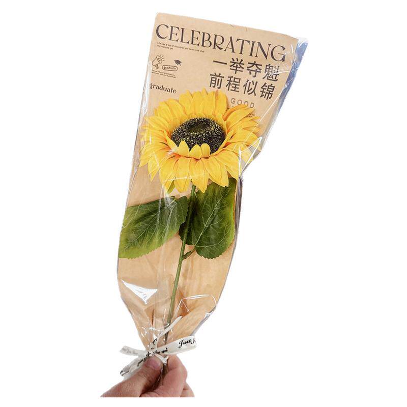 教师节向日葵编织花束纪念礼品