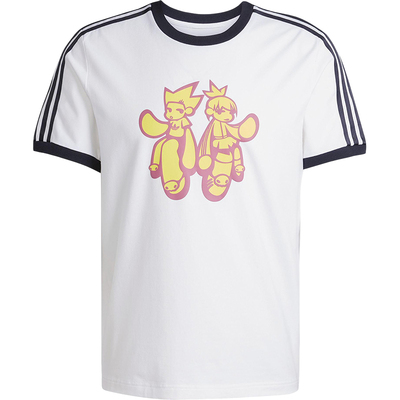 Adidas/阿迪达斯正品三叶草女士印花运动针织休闲短袖KA2287