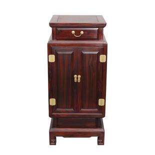 红木家具印尼黑酸枝灯笼带柜花几阔叶黄檀花架中式实木盆景架边柜