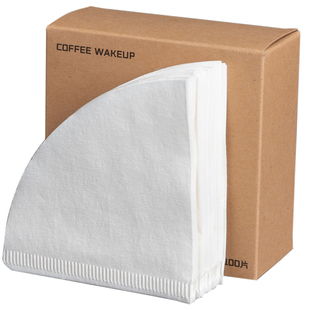 手冲咖啡过滤纸滤折纸过滤杯原浆美式式滴专用蛋糕波浪型