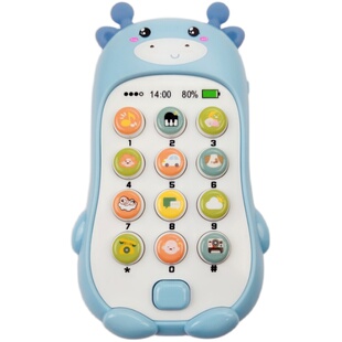 幼儿童宝宝会唱歌音乐仿真手机玩具婴儿益智早教充电话男女孩可咬