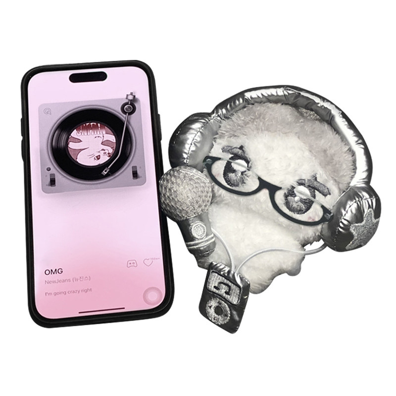 能放歌!娃用NFC耳机MP3 10cm棉花娃娃衣服努努kpop玩偶ob11配件