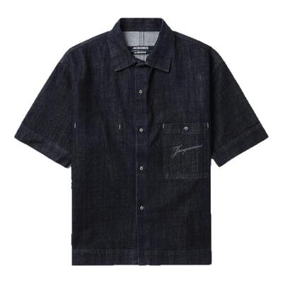 ITJACQUEMUS短袖牛仔衬衫