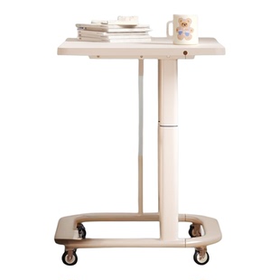 拜浦可移动学习桌可升降床边桌学生学习简易书桌阅读桌子儿童家用小课桌卧室小户型写字桌子电脑桌沙发边几