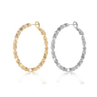 金色碎银子耳环圈圈2026新款爆款高级感耳饰设计感银针圆圈耳圈女