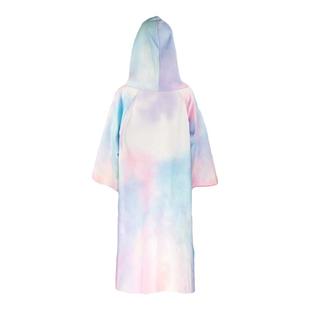 洲克成人男女带帽浴袍吸水速干青少年儿童开衫保暖防寒游泳浴巾