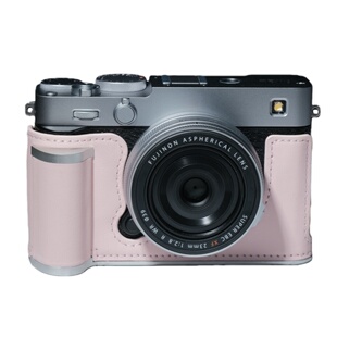 富士xe5粉手柄保护套xm5手柄xt30底座xt5皮套x100vi相机套相机包