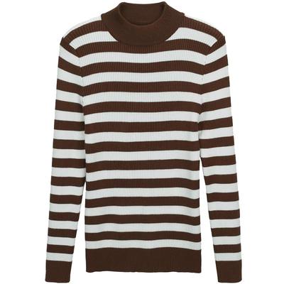 淑恋妃半高领百搭针织打底衫女