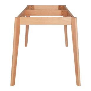 全新款实木加粗支架餐桌桌腿长方形框架木桌脚桌子腿桌架子家具脚