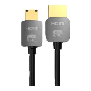 秋叶原hdmi线转mini hdmi大转小micro迷你微型相机树莓派4k高清线