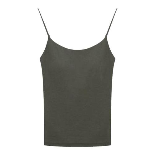 魏老板【辣妹信号】2025夏季蚕丝+莫代尔Bra-in吊带背心0T1312170