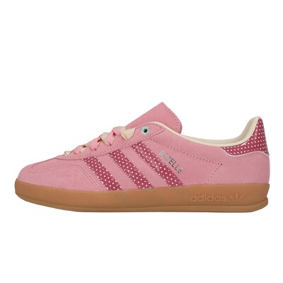 adidas阿迪达斯三叶草T头鞋2026秋女GAZELLE粉色德训鞋板鞋LB5511