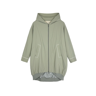 飞鸟和新酒商场同款2025春新款中长款宽松茧型外套女FG450072052