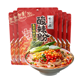 李子柒薯你弹酸辣粉272g*6袋红薯粉四川粉丝米线速食