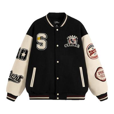 辛普森一家棒球服外套女加厚冬男