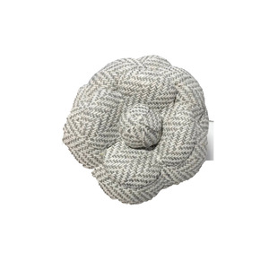 新款6.6cm人字纹线纹小香粗花尼布定型花朵山茶花饰品胸花加胸针