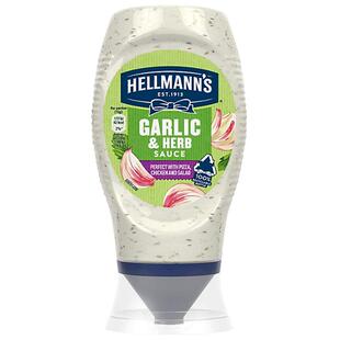原装进口Hellmanns好乐门大蒜香草蛋黄酱美乃滋沙拉酱三明治食材