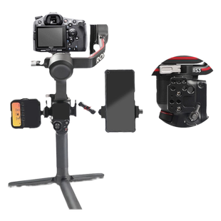 适用rs4大疆dji如影rs3稳定器rsc2拓展板mini3配件ronin s如影s快装板rs扩展模块转接板肩带手机夹提壶pro