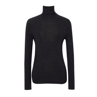 诗凡黎绵羊毛堆堆领针织打底衫25秋半高领显瘦女伊芙丽outlets店