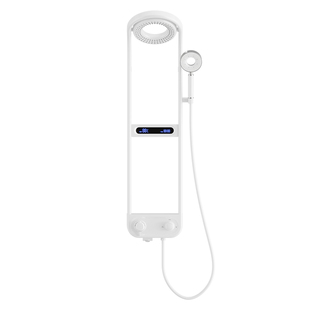 希格尼恒温花洒淋浴套装增压置物数显家用淋雨沐浴全铜浴室花洒