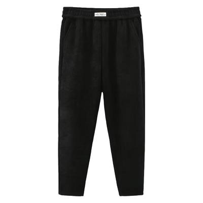 秋冬大码胖mm加绒休闲哈伦裤子女