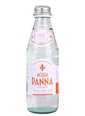 意大利Acqua Panna/普娜天然弱碱性矿泉水玻璃瓶750ml*15瓶整箱