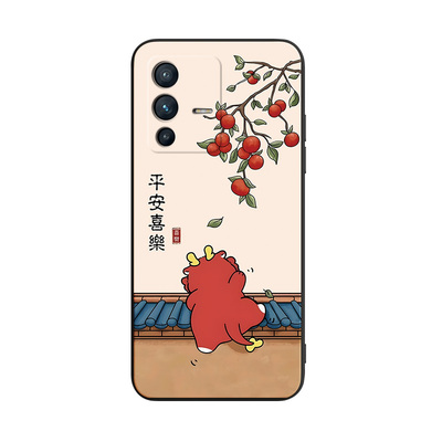 复古轻奢风适用于vivos12手机壳