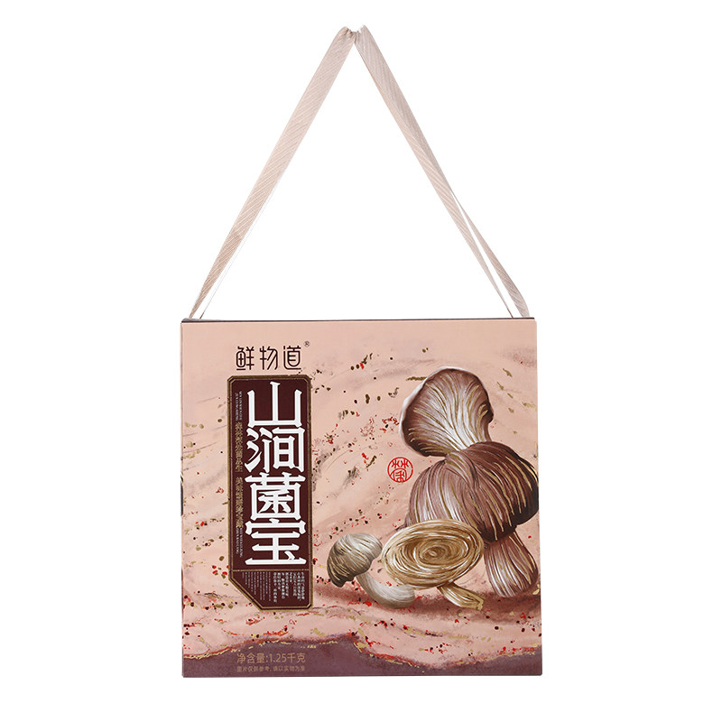 鲜物道菌菇礼盒山珍干货大礼包组合年货特产南北菌类送礼山涧菌宝