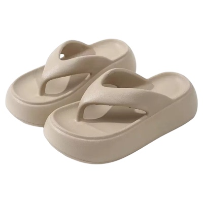 小个子女生厚底拖鞋高颜值