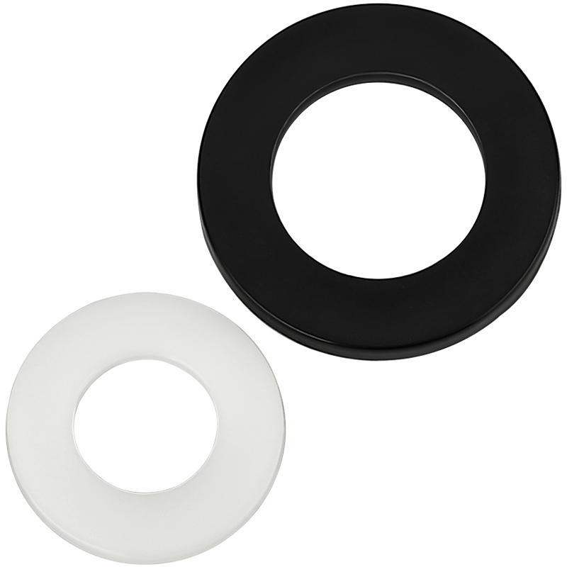 绝缘阻燃尼龙塑料塑胶 平垫垫圈 圆形螺丝垫片M2M3M4M5M6M8-M24mm