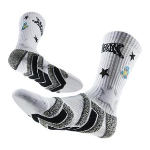 维动宝可梦联名专业实战毛巾底篮球袜子男高筒训练跑步加厚运动袜