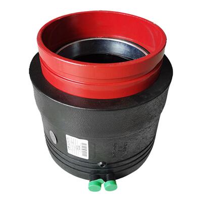 HDPE沟槽式钢塑转换接头电熔沟槽接头电熔直接pe电熔钢塑转换接头