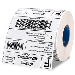 【杰伦】三防E邮宝热敏纸100*100 100*150不干胶标签纸电子打印机面单邮政国际快递物流外箱地址条码贴纸