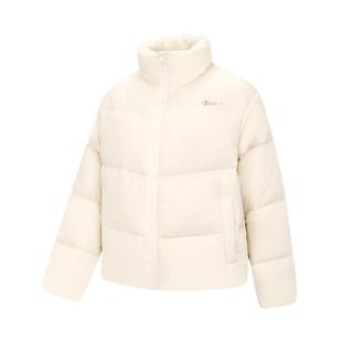 乔丹羽绒服女士2025冬季新款抗静电防风防寒防小雨保暖外套面包服