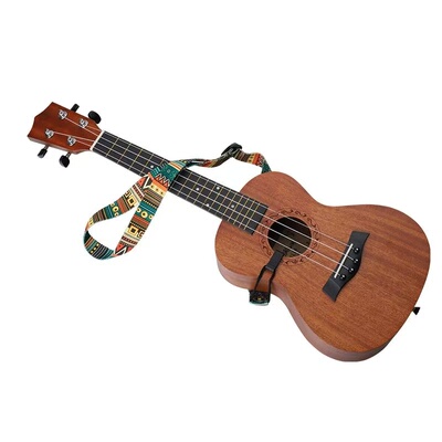 背带尤克里里专用儿童ukulele免打孔斜挎肩带乌克丽丽尾钉带配件