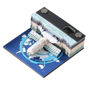 纸雕潮玩小摆件3d立体便签纸本可手撕便利贴创意可爱高颜值复古风