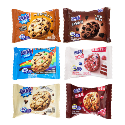 趣多多曲奇饼干散装红丝绒莓果味