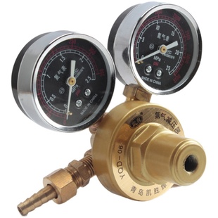 氮气表减压阀减压表纯铜氮气表氮气瓶氮气减压器YQD-06 YQD-370型
