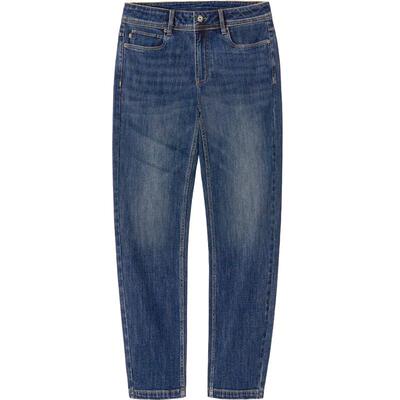 骆驼男装直筒牛仔裤男士2025新款秋季抑菌弹力户外运动休闲长裤子