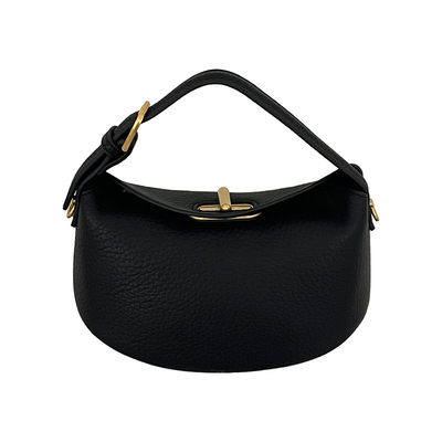 DOUBLE.R小瑞靓包荔枝纹皮饭盒包