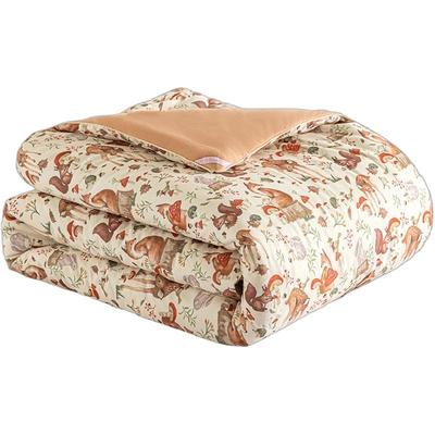 英氏儿童A类母婴黄油奶盖被抑菌防螨婴幼儿透气保暖小被子