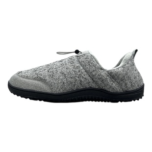 外贸男女大码懒人一脚蹬加绒休闲鞋户外徒步健步开车骑行保暖棉鞋