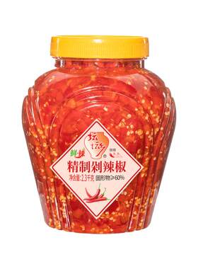 坛坛乡剁辣椒蒸鱼头剁椒酱拌面下饭湖南特产农家自制蒜蓉辣椒酱