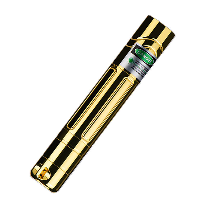 金色款大功率绿色激光灯指星笔镭射灯激光远射手电户外定位器标线