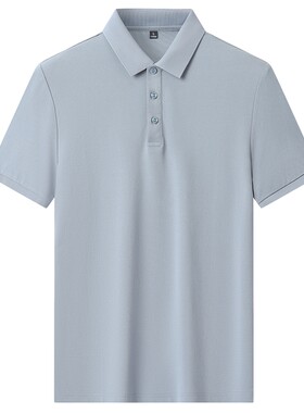 浪登夏季翻领纯色polo衫