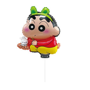 可爱卡通气球手持宝宝生日装饰幼儿园学生运动会礼品摆摊儿童玩具